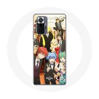 Coque pour Xiaomi Redmi Note 10 Pro Assassination Classroom Manga juoda