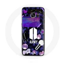 Coque pour Samsung Galaxy S6 Bangtan Sonyeondan BTS Logo Army Bomb Lightstick