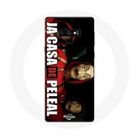 Coque pour Samsung Galaxy Note 9 La casa de papel Masques de Dali