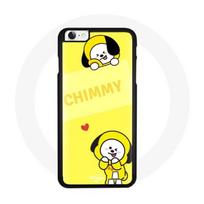 Coque pour Iphone 8 BTS Bangtan BT21 Chimmy Jimin Fond Jaune