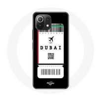 Coque pour Xiaomi Mi 11 Lite Billet d'avion Dubai