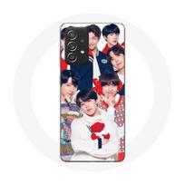Coque pour Samsung Galaxy A33 5G BTS Affiche Memebers Cadeau de Noël 2023