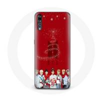 Coque pour Huawei P20 Pro BTS Bangtan Garçons Fond Rouge Cadeau de Noël 2023