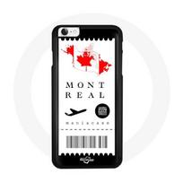 Case - Maniacase - iPhone 8 Plus - Black - Soft - Montreal Plane juoda