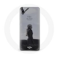 Coque pour Samsung Galaxy A10 Game of Thrones Saison 8 Daenerys Targaryen feu et sang Le Trône de Fe