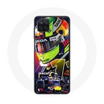 Coque pour Samsung Galaxy A22 4G Formule 1 Sergio Pérez Pilote automobile F1