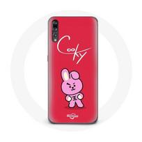 Coque pour Huawei P20 BTS Bangtan Garçons BT21 Cooky Fond Rouge