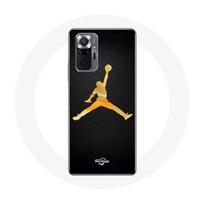 Coque - Xiaomi - Redmi Note 10 Pro - Jaune - Michael Jordan Logo - Silicone Souple geltona