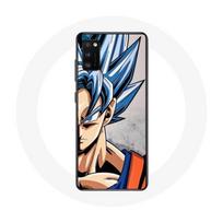 Coque pour Oppo A16 Anime Dragon Ball Goku Cheveux bleu