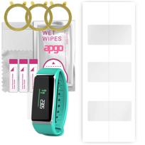 3x apgo Hydrogel Screen Protector for MyKronoz ZeFit 2 Pulse, Hydrogel Film, with positioning layer easy installation