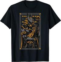 Senovės Egiptas Hieroglifas Egipto dievas Anubis Unisex marškinėliai XXXXL black