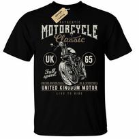 Biker Plus United Kingdom Uk British English Motor Unisex T-Shirt S