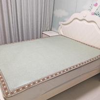 New Summer Mat Indonesia Rattan Mat Yu Teng Xi Three-Piece Set Summer Air-Conditioning Straw Mat 120*200 gray