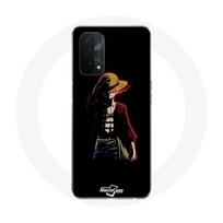Coque pour Oppo A74 5G One Piece Manga Anime Luffy Fond Noir - Maniacase juoda