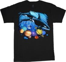 Orca banginio grafiniai marškinėliai Drabužiai Unisex T-shirt S