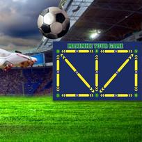 Futbolas Footstep treniruočių kilimėlis Train neslystantis 60x90cm mažas Style A