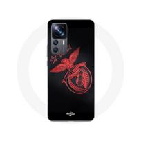 Dėklas - Maniacase - Xiaomi 12T Pro - Juodas - Minkštas - Slb benfica raštas juoda