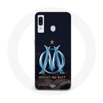 Case - Maniacase - Samsung Galaxy A30 - OM logo blue and gold - Soft - Silicone protection juoda