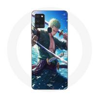 Maniacase case for Samsung Galaxy A21s One Piece Roronoa Zoro sword manga anime