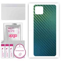 apgo apsauginė lipdukas-oda nugarėlei, suderinamas su Oppo A53 5G, plėvelė, folija, vinilas - raštas Anglies Pluošto Chameleonas CAKA1