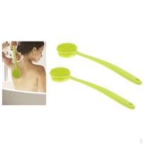 2 Silicone Brush Back Scrubber Cleaner Cleaning for Elderly Kids yellow