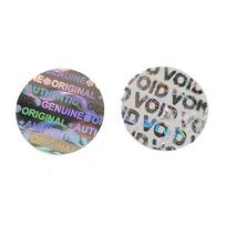 15mm Hologram Security Seal GENUINE AUTHENTIC ORIGINAL Label Sticker VOID Left If Tampered Holographic Impossible to Copy white