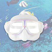 Diving Goggles Mask Glasses Swimming for Summer Beach Pool Freediving balta