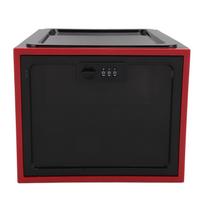 Large Medicine Lock Box Transparent Plastic Lockable Storage Box 3 Digit Combination Lock Food Box f gray