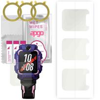 3x apgo Hydrogel Matte Screen Protector for Imoo Watch Phone Z6, Hydrogel Film, Flexible, Soft TPU with positioning layer easy installation