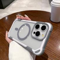 Luxury Magnetic Wireless Charging Case for iPhone 11 PRO 12 13 14 15ProMax Magsafe Case Shockproof Soft Transparent Bumper Cover For iPhone 15 pro max