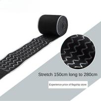 Sports Knee Brace Bandage Elastic Knee Fixed Basketball Strap Type Men's Running Fitness Professional Protective Gear M black