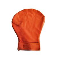 Anti-bite Gloves Absorbent Keep Warm Pet Grooming Mitt Small Animals Bonding Mitten oranžinė