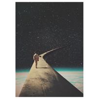 Mokslinės fantastikos kosmoso koliažas Romantiški miesto atspaudai Plakatas Drobės tapyba Modernus sienų menas Paveikslas Svetainė Miegamasis Namų dekoras 21x30cm No Framed