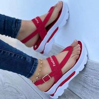 New Sandals Shoes Women Flip Flops Women's Shoes Casual Ladies Shoes Buckle Women Shoe Open Toe Slipper Female Footwear 36 gray