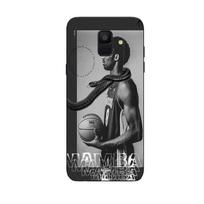 Phone Case - MANIACASE - Samsung Galaxy A6 2018 - Black - Flexible - Kobe Bryant NBA juoda