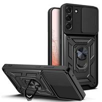Smūgiams atsparus šarvuotas dėklas, skirtas Samsung Galaxy A52 A33 A53 A13 A73 A03 A50 A32 A21S A72 A22 S20 S21 S22 Plus Ultra 5G, su metaliniu žiedu Samsung A71 4G auksas