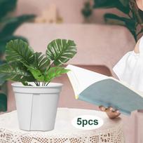 Plant Pots Flower Eco Friendly Vase Bonsai Pot Planters with Drainage Holes Nursery balta