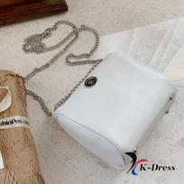 Chain Cross Hobo Mini Bag 15x14x8cm dramblio kaulas