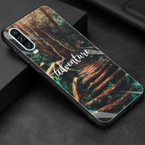 Luxury Glass Case for Huawei P10 P20 P30 Pro P40 Lite 5G P Smart Z 2021 Y6 Y7 Y9 2019 Y6P Y8P Coque Travel Mountain Sea Beach Huawei P10 Lite