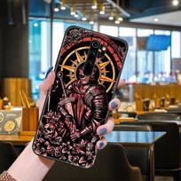 Phone Case For Xiaomi Redmi 7 7A 8 8A Note 8T 9 9S Pro 4 5 Black Cover Funda 3D Prime Soft Hoesjes Luxury Sun Dark Soul Redmi Note 9S white
