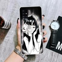 Siaubo komiksas Junji Ito Tomie marškinėliai telefono dėklas Samsung Galaxy A12 A22 A32 A42 A52 A72 A51 A71 5G A41 A31 A21 A02S M12 M21 M31 Samsung A12 5G