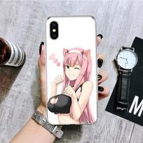 Zero Two Darling In The Franxx 002 Phone Case For iPhone 11 12 13 14 Pro XS XR X Max 7 8 6 6S Plus Mini + 5 SE Pattern Customize iPhone 11