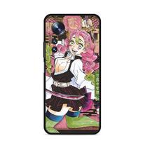 Case For Xiaomi Mi 11 Lite 5G NE 11T Pro 10T 9T 12 12T 12S 12X 11X 11i Note 10 9 Silicone TPU Phone Cover Demon Slayer Art Funda Mi 12 pink