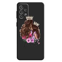 Black Matte Case for Xiaomi Mi 10 5G A2 Lite 11 Lite 10S 9T 10T 11T 9 SE 12 12X Note 10 Pro Woman Fashion girl Super Mom baby Xiaomi 12 Lite brown