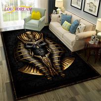 Egipto mitologija Faraonas Hieroglifai Kilimas Kilimėlis Namams Svetainei Miegamajam Sofa Durų kilimėlis Dekoras, Plotinis kilimas Neslystantis Grindų kilimėlis 40x60cm