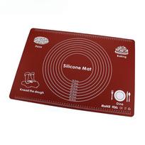 Silver Ion Nano Antibacterial Kneading Mat Silicone Baking Rolling Mat Large and Smooth Surface Non-slip Non-stick Mat 56.7x40x0.08cm ruda