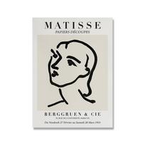 Abstract Matisse Wall Art Canvas Painting Nude Woman Nordic Modern Posters And Prints French Wall Pictures For Living Room Decor No Frame 21*30cm No Frame