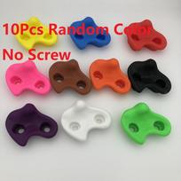 10Pcs Colourful Pig Nose Shape Children Rock Climbing Holds Indoor Outdoor Kids Playground Build  Wood Wall Climbing Stones Toys red