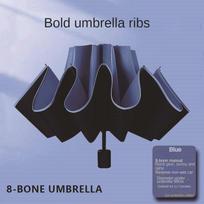 Ultra Resistant Umbrella for Women Umbrellas Long Handle Umbrella Windproof Strong Travel Uv Portable Folding Parasol Rain Kids black