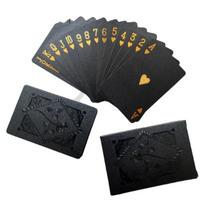 Spalva Rožė Juoda Auksinė Kortų žaidimų kortų grupė Neperšlampamas pokerio kostiumas Magic Package stalo žaidimų dovanų kolekcija